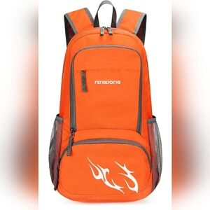 Orange Men's Backpack - Sporty Everyday Pack